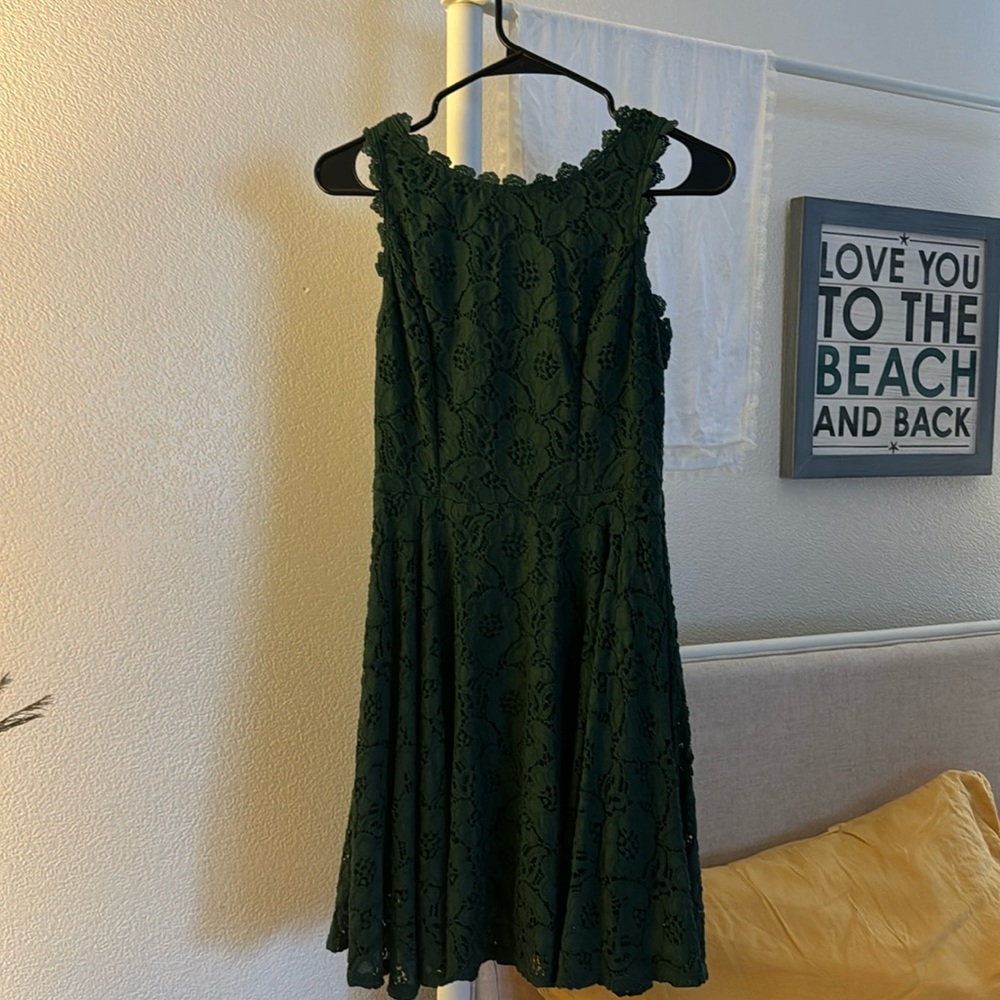 Dark Green Lace Special Occasion Dress
